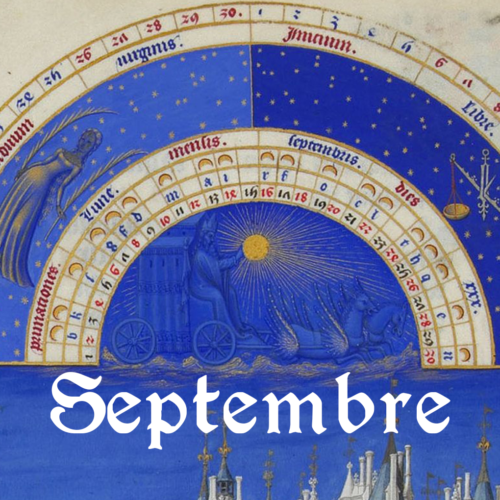 Programme du mois de septembre